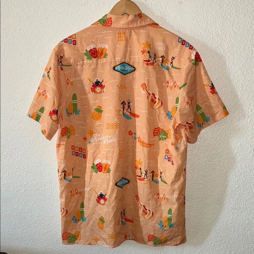 Holo Holo Music Festival Peach Surf Print Shirt - Picture 6 of 6
